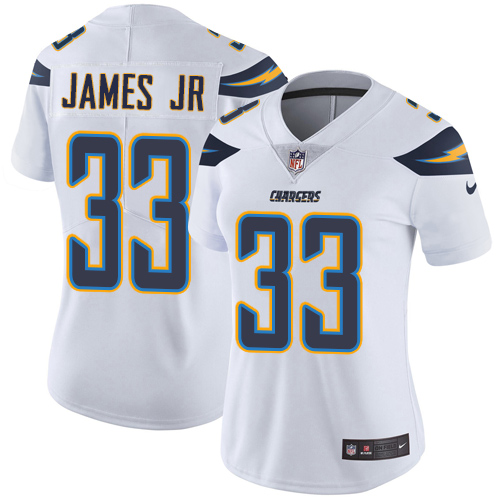 Nike Chargers #33 Derwin James Jr White Women's Stitched NFL Vapor Untouchable Limited Jersey Nike Chargers #33 Derwin James Jr White Women's Stitched NFL Vapor Untouchable Limited Jersey