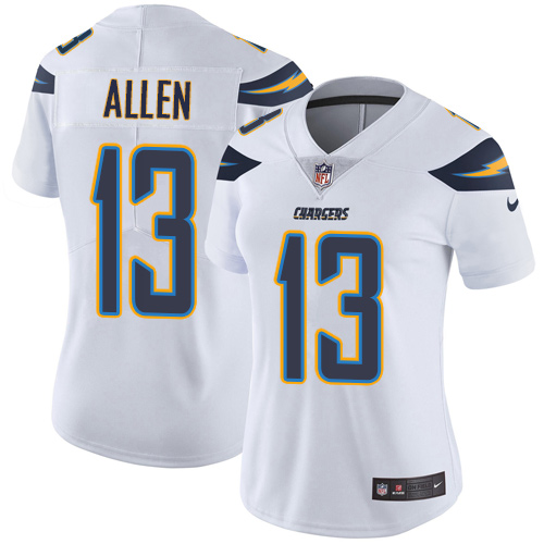 Nike Chargers #13 Keenan Allen White Women's Stitched NFL Vapor Untouchable Limited Jersey Nike Chargers #13 Keenan Allen White Women's Stitched NFL Vapor Untouchable Limited Jersey