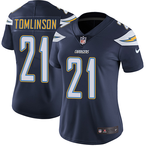 Nike Chargers #21 LaDainian Tomlinson Navy Blue Team Color Women's Stitched NFL Vapor Untouchable Limited Jersey Nike Chargers #21 LaDainian Tomlinson Navy Blue Team Color Women's Stitched NFL Vapor Untouchable Limited Jersey