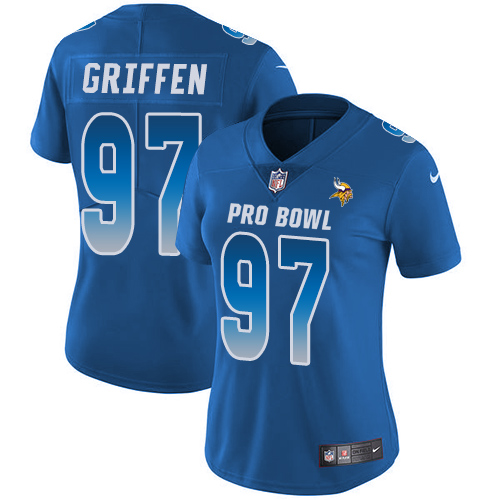 Nike Vikings #97 Everson Griffen Royal Women's Stitched NFL Limited NFC 2018 Pro Bowl Jersey Nike Vikings #97 Everson Griffen Royal Women's Stitched NFL Limited NFC 2018 Pro Bowl Jersey