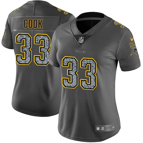 Nike Vikings #33 Dalvin Cook Gray Static Women's Stitched NFL Vapor Untouchable Limited Jersey Nike Vikings #33 Dalvin Cook Gray Static Women's Stitched NFL Vapor Untouchable Limited Jersey