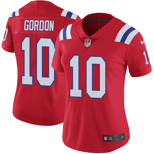 Nike Patriots #10 Josh Gordon Red Alternate Women's Stitched NFL Vapor Untouchable Limited Jersey Nike Patriots #10 Josh Gordon Red Alternate Women's Stitched NFL Vapor Untouchable Limited Jersey