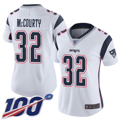 Nike Patriots #32 Devin McCourty White Women's Stitched NFL 100th Season Vapor Limited Jersey Nike Patriots #32 Devin McCourty White Women's Stitched NFL 100th Season Vapor Limited Jersey