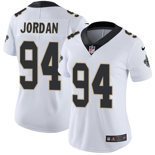 Nike Saints #94 Cameron Jordan White Women's Stitched NFL Vapor Untouchable Limited Jersey Nike Saints #94 Cameron Jordan White Women's Stitched NFL Vapor Untouchable Limited Jersey