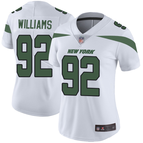 Nike Jets #92 Leonard Williams White Women's Stitched NFL Vapor Untouchable Limited Jersey Nike Jets #92 Leonard Williams White Women's Stitched NFL Vapor Untouchable Limited Jersey