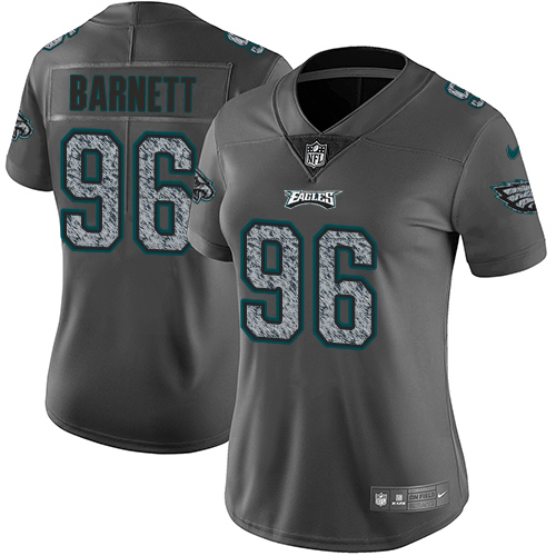 Nike Eagles #96 Derek Barnett Gray Static Women's Stitched NFL Vapor Untouchable Limited Jersey Nike Eagles #96 Derek Barnett Gray Static Women's Stitched NFL Vapor Untouchable Limited Jersey