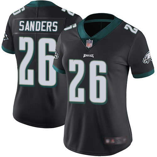 Nike Eagles #26 Miles Sanders Black Alternate Women's Stitched NFL Vapor Untouchable Limited Jersey Nike Eagles #26 Miles Sanders Black Alternate Women's Stitched NFL Vapor Untouchable Limited Jersey