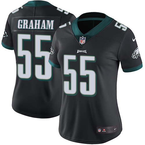 Nike Eagles #55 Brandon Graham Black Alternate Women's Stitched NFL Vapor Untouchable Limited Jersey Nike Eagles #55 Brandon Graham Black Alternate Women's Stitched NFL Vapor Untouchable Limited Jersey