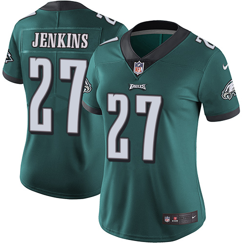 Nike Eagles #27 Malcolm Jenkins Midnight Green Team Color Women's Stitched NFL Vapor Untouchable Limited Jersey Nike Eagles #27 Malcolm Jenkins Midnight Green Team Color Women's Stitched NFL Vapor Untouchable Limited Jersey