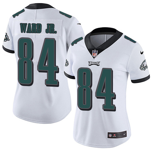 Nike Eagles #84 Greg Ward Jr. White Women's Stitched NFL Vapor Untouchable Limited Jersey Nike Eagles #84 Greg Ward Jr. White Women's Stitched NFL Vapor Untouchable Limited Jersey