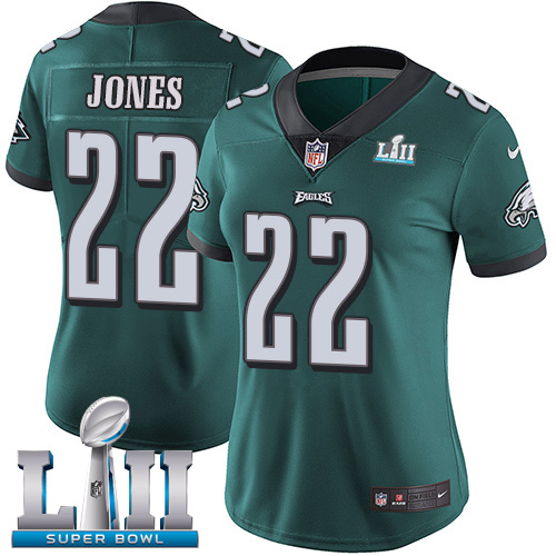 Nike Eagles #22 Sidney Jones Midnight Green Team Color Super Bowl LII Women's Stitched NFL Vapor Untouchable Limited Jersey Nike Eagles #22 Sidney Jones Midnight Green Team Color Super Bowl LII Women's Stitched NFL Vapor Untouchable Limited Jersey