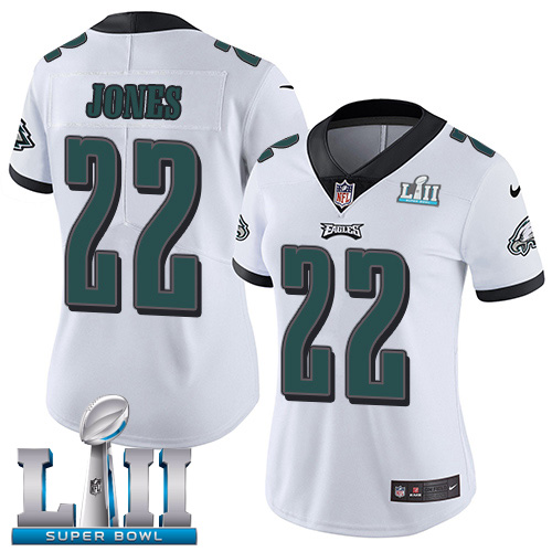 Nike Eagles #22 Sidney Jones White Super Bowl LII Women's Stitched NFL Vapor Untouchable Limited Jersey Nike Eagles #22 Sidney Jones White Super Bowl LII Women's Stitched NFL Vapor Untouchable Limited Jersey