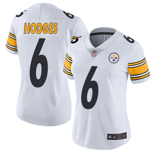 Nike Steelers #6 Devlin Hodges White Women's Stitched NFL Vapor Untouchable Limited Jersey Nike Steelers #6 Devlin Hodges White Women's Stitched NFL Vapor Untouchable Limited Jersey
