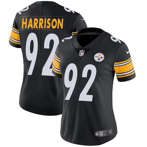 Nike Steelers #92 James Harrison Black Team Color Women's Stitched NFL Vapor Untouchable Limited Jersey Nike Steelers #92 James Harrison Black Team Color Women's Stitched NFL Vapor Untouchable Limited Jersey