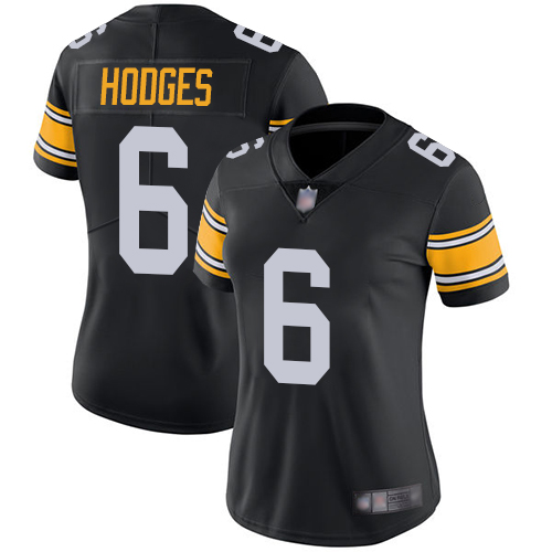 Nike Steelers #6 Devlin Hodges Black Alternate Women's Stitched NFL Vapor Untouchable Limited Jersey Nike Steelers #6 Devlin Hodges Black Alternate Women's Stitched NFL Vapor Untouchable Limited Jersey
