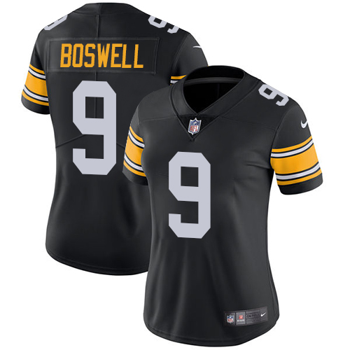 Nike Steelers #9 Chris Boswell Black Alternate Women's Stitched NFL Vapor Untouchable Limited Jersey Nike Steelers #9 Chris Boswell Black Alternate Women's Stitched NFL Vapor Untouchable Limited Jersey