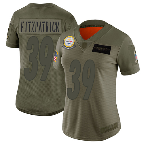 Nike Steelers #39 Minkah Fitzpatrick Camo Women's Stitched NFL Limited 2019 Salute to Service Jersey Nike Steelers #39 Minkah Fitzpatrick Camo Women's Stitched NFL Limited 2019 Salute to Service Jersey