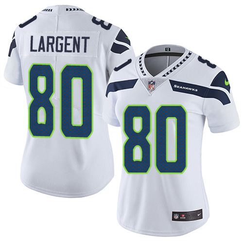 Nike Seahawks #80 Steve Largent White Women's Stitched NFL Vapor Untouchable Limited Jersey Nike Seahawks #80 Steve Largent White Women's Stitched NFL Vapor Untouchable Limited Jersey