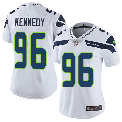 Nike Seahawks #96 Cortez Kennedy White Women's Stitched NFL Vapor Untouchable Limited Jersey Nike Seahawks #96 Cortez Kennedy White Women's Stitched NFL Vapor Untouchable Limited Jersey