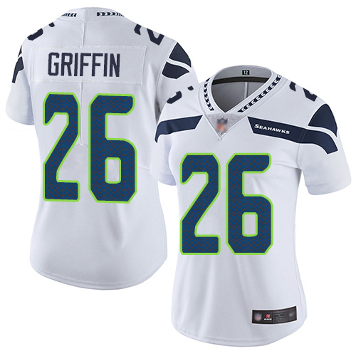 Nike Seahawks #26 Shaquem Griffin White Women's Stitched NFL Vapor Untouchable Limited Jersey Nike Seahawks #26 Shaquem Griffin White Women's Stitched NFL Vapor Untouchable Limited Jersey