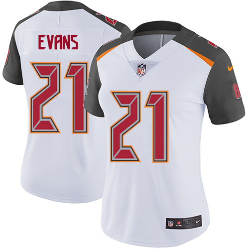 Nike Buccaneers #21 Justin Evans White Women's Stitched NFL Vapor Untouchable Limited Jersey Nike Buccaneers #21 Justin Evans White Women's Stitched NFL Vapor Untouchable Limited Jersey