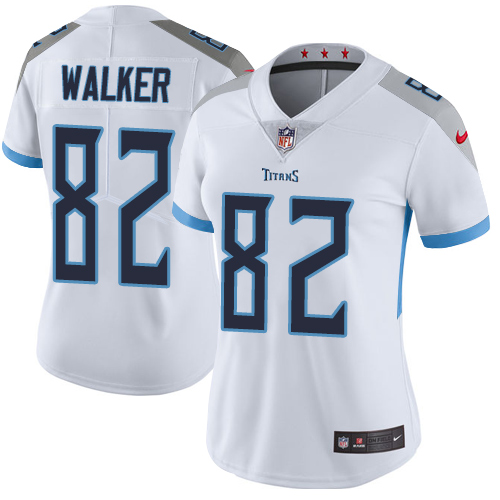 Nike Titans #82 Delanie Walker White Women's Stitched NFL Vapor Untouchable Limited Jersey Nike Titans #82 Delanie Walker White Women's Stitched NFL Vapor Untouchable Limited Jersey