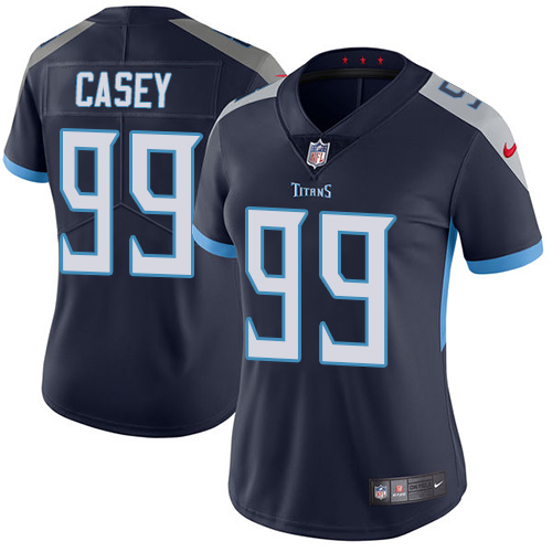 Nike Titans #99 Jurrell Casey Navy Blue Team Color Women's Stitched NFL Vapor Untouchable Limited Jersey Nike Titans #99 Jurrell Casey Navy Blue Team Color Women's Stitched NFL Vapor Untouchable Limited Jersey