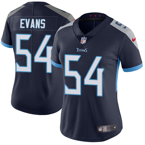 Nike Titans #54 Rashaan Evans Navy Blue Team Color Women's Stitched NFL Vapor Untouchable Limited Jersey Nike Titans #54 Rashaan Evans Navy Blue Team Color Women's Stitched NFL Vapor Untouchable Limited Jersey