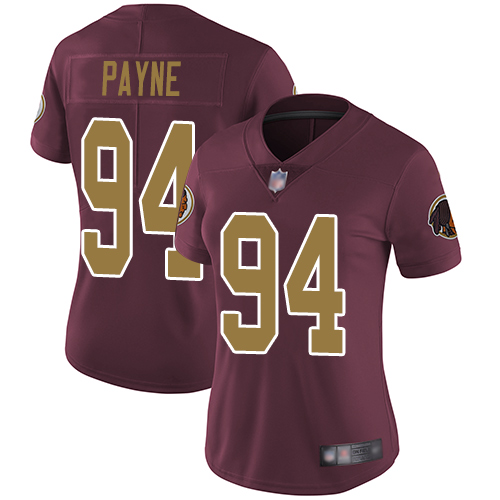 Nike Redskins #94 Da'Ron Payne Burgundy Red Alternate Women's Stitched NFL Vapor Untouchable Limited Jersey Nike Redskins #94 Da'Ron Payne Burgundy Red Alternate Women's Stitched NFL Vapor Untouchable Limited Jersey