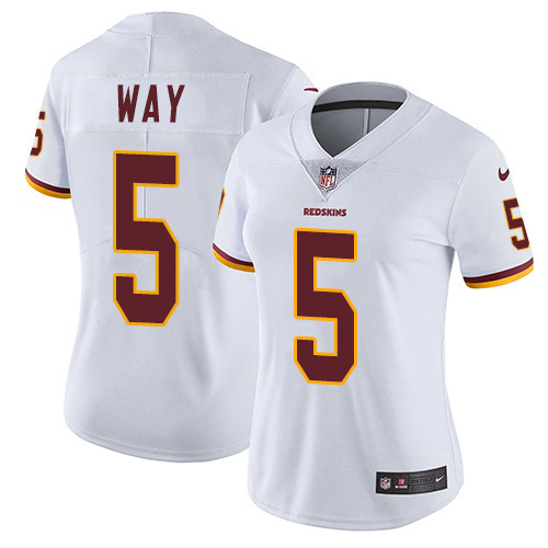 Nike Redskins #5 Tress Way White Women's Stitched NFL Vapor Untouchable Limited Jersey Nike Redskins #5 Tress Way White Women's Stitched NFL Vapor Untouchable Limited Jersey
