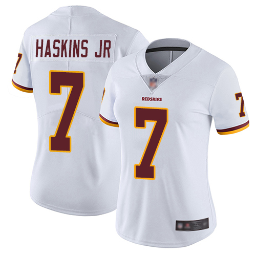 Nike Redskins #7 Dwayne Haskins Jr White Women's Stitched NFL Vapor Untouchable Limited Jersey Nike Redskins #7 Dwayne Haskins Jr White Women's Stitched NFL Vapor Untouchable Limited Jersey