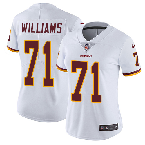 Nike Redskins #71 Trent Williams White Women's Stitched NFL Vapor Untouchable Limited Jersey Nike Redskins #71 Trent Williams White Women's Stitched NFL Vapor Untouchable Limited Jersey