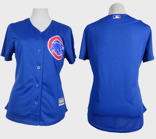 Cubs Blank Blue Alternate Women's Stitched MLB Jersey Cubs Blank Blue Alternate Women's Stitched MLB Jersey