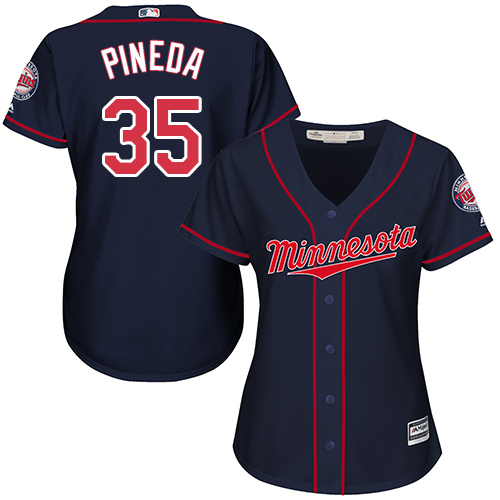 Twins #35 Michael Pineda Navy Blue Alternate Women's Stitched MLB Jersey Twins #35 Michael Pineda Navy Blue Alternate Women's Stitched MLB Jersey
