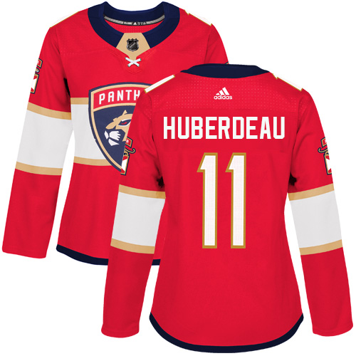 Adidas Panthers #11 Jonathan Huberdeau Red Home Authentic Women's Stitched NHL Jersey Adidas Panthers #11 Jonathan Huberdeau Red Home Authentic Women's Stitched NHL Jersey