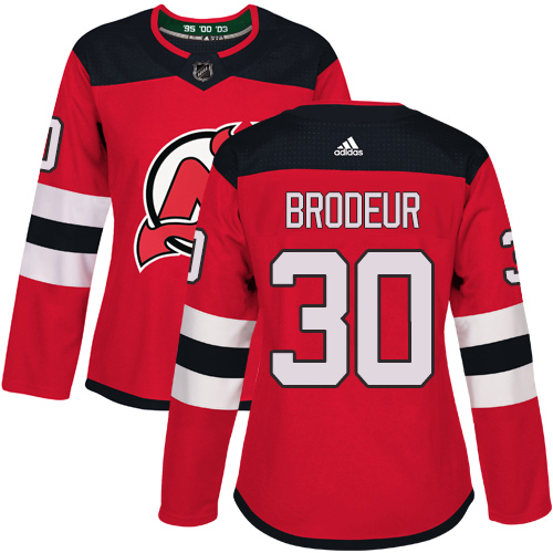 Adidas Devils #30 Martin Brodeur Red Home Authentic Women's Stitched NHL Jersey Adidas Devils #30 Martin Brodeur Red Home Authentic Women's Stitched NHL Jersey
