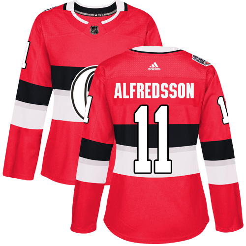 Adidas Senators #11 Daniel Alfredsson Red Authentic 2017 100 Classic Women's Stitched NHL Jersey Adidas Senators #11 Daniel Alfredsson Red Authentic 2017 100 Classic Women's Stitched NHL Jersey