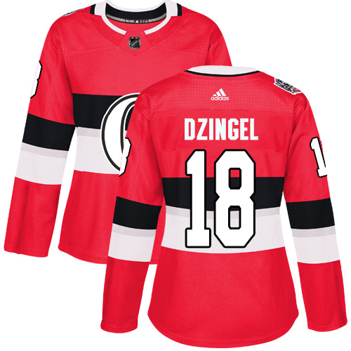 Adidas Senators #18 Ryan Dzingel Red Authentic 2017 100 Classic Women's Stitched NHL Jersey Adidas Senators #18 Ryan Dzingel Red Authentic 2017 100 Classic Women's Stitched NHL Jersey