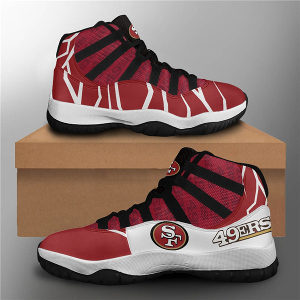 Women's San Francisco 49ers Air Jordan 11 Sneakers 3001 Women's San Francisco 49ers Air Jordan 11 Sneakers 3001