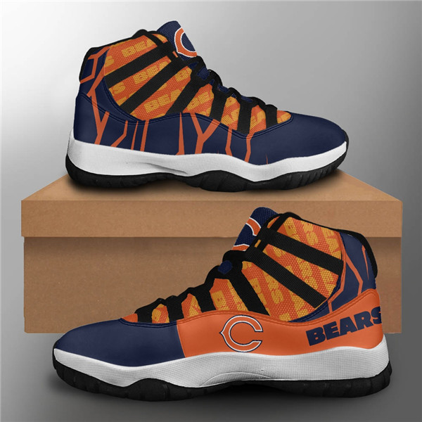 Men's Chicago Bears Air Jordan 11 Sneakers 2001 Men's Chicago Bears Air Jordan 11 Sneakers 2001
