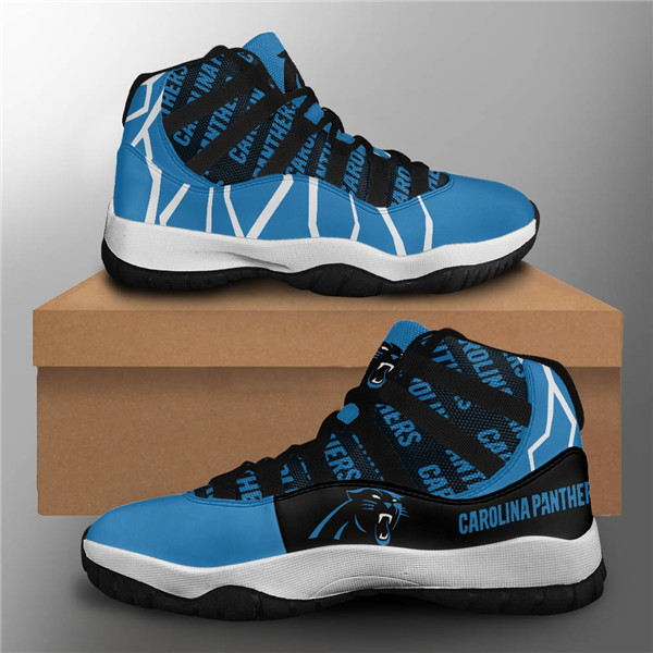 Men's Carolina Panthers Air Jordan 11 Sneakers 2001 Men's Carolina Panthers Air Jordan 11 Sneakers 2001