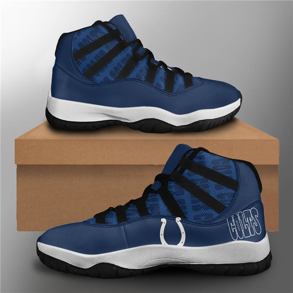 Men's Indianapolis Colts Air Jordan 11 Sneakers 2001