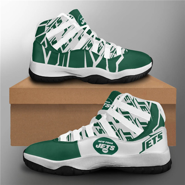 Men's New York Jets Air Jordan 11 Sneakers 2002