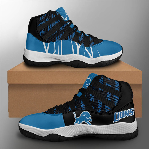 Men's Detroit Lions Air Jordan 11 Sneakers 2001