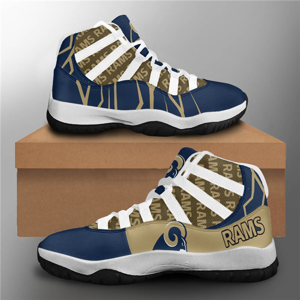 Women's Los Angeles Rams Air Jordan 11 Sneakers 3002