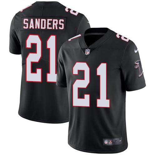 Nike Falcons #21 Deion Sanders Black Alternate Youth Stitched NFL Vapor Untouchable Limited Jersey Nike Falcons #21 Deion Sanders Black Alternate Youth Stitched NFL Vapor Untouchable Limited Jersey