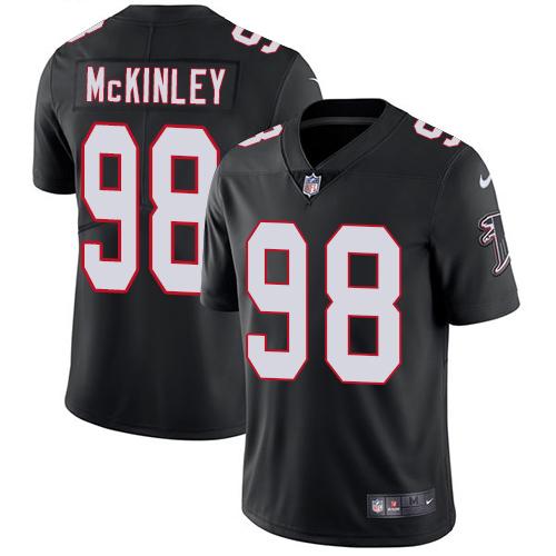 Nike Falcons #98 Takkarist McKinley Black Alternate Youth Stitched NFL Vapor Untouchable Limited Jersey Nike Falcons #98 Takkarist McKinley Black Alternate Youth Stitched NFL Vapor Untouchable Limited Jersey