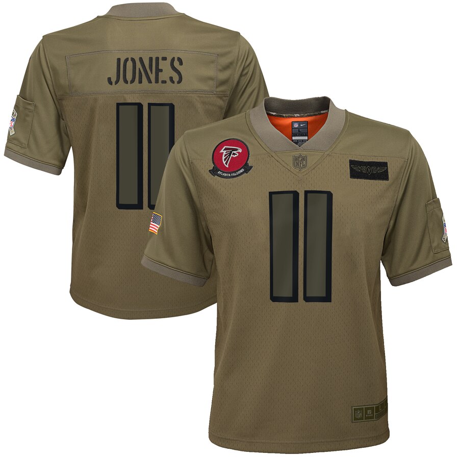 Youth Atlanta Falcons #11 Julio Jones Nike Camo 2019 Salute to Service Game Jersey Youth Atlanta Falcons #11 Julio Jones Nike Camo 2019 Salute to Service Game Jersey