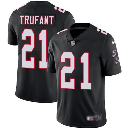 Nike Falcons #21 Desmond Trufant Black Alternate Youth Stitched NFL Vapor Untouchable Limited Jersey Nike Falcons #21 Desmond Trufant Black Alternate Youth Stitched NFL Vapor Untouchable Limited Jersey