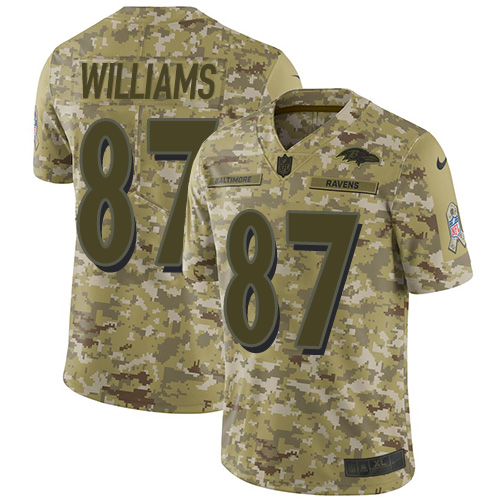 Nike Ravens #87 Maxx Williams Camo Youth Stitched NFL Limited 2018 Salute to Service Jersey Nike Ravens #87 Maxx Williams Camo Youth Stitched NFL Limited 2018 Salute to Service Jersey